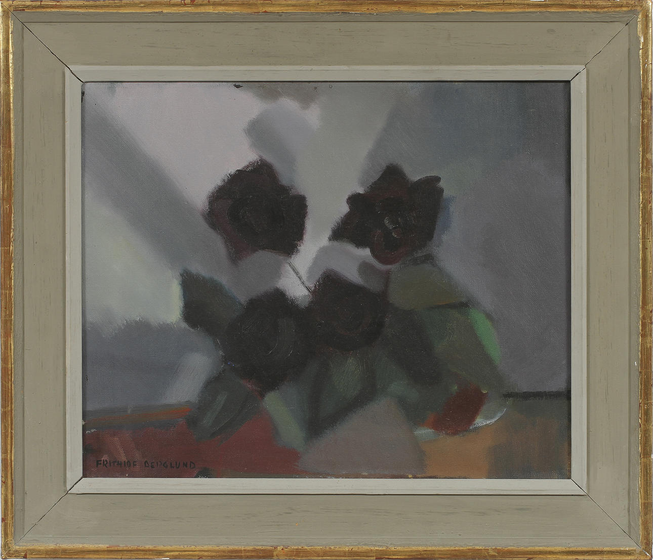 FRITHIOF BERGLUND. Olja på duk, signerad.