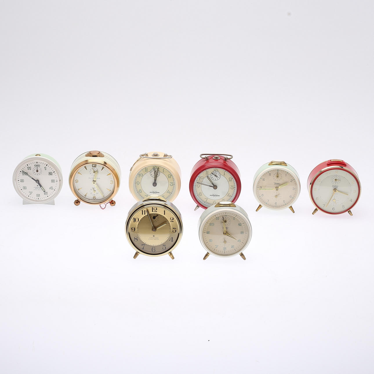 WECKER, 8 Stück, Alltime Luxus, Junghans, Diehl, Westerstrands.