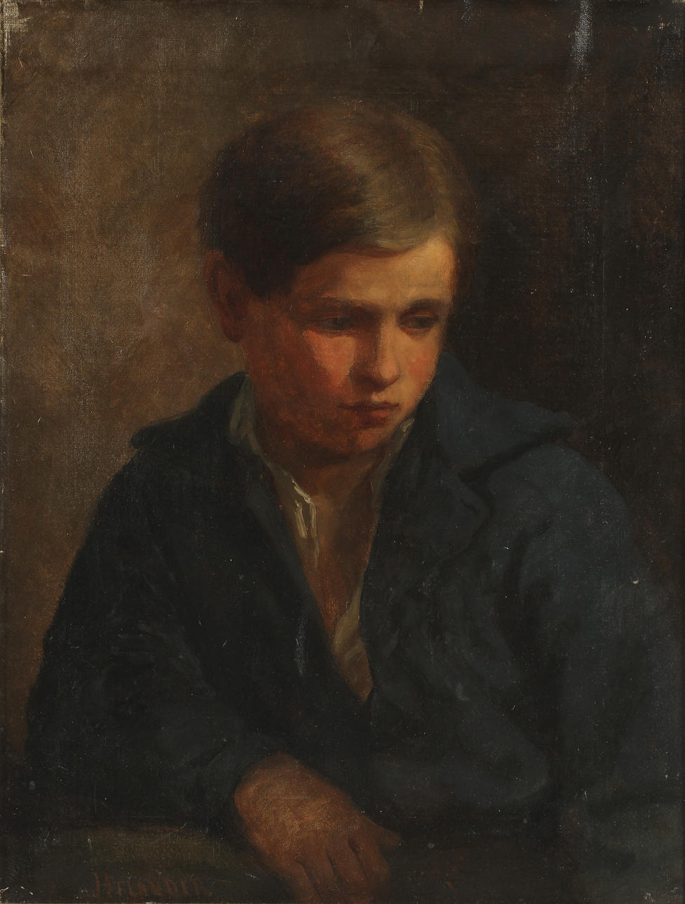 SVEN VICTOR HELANDER. TILLSKRIVEN. Olja på duk, signerad Helander.