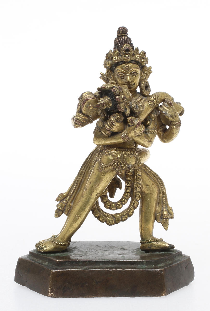 FIGURIN, Shiva & Parvati, brons, Indien.
