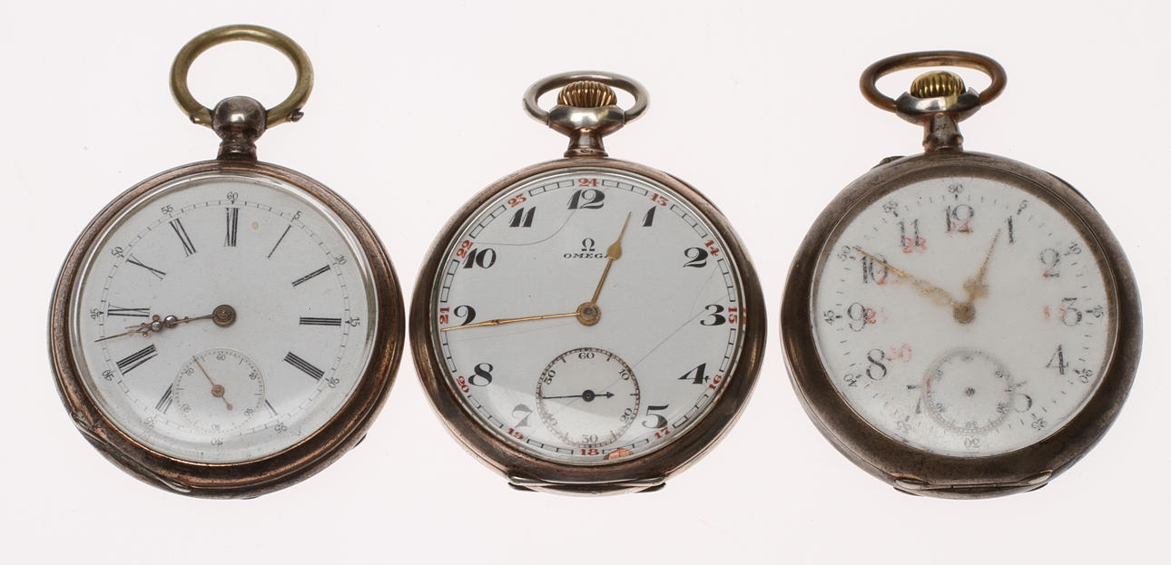 FICKUR, 3 st, bla Omega.