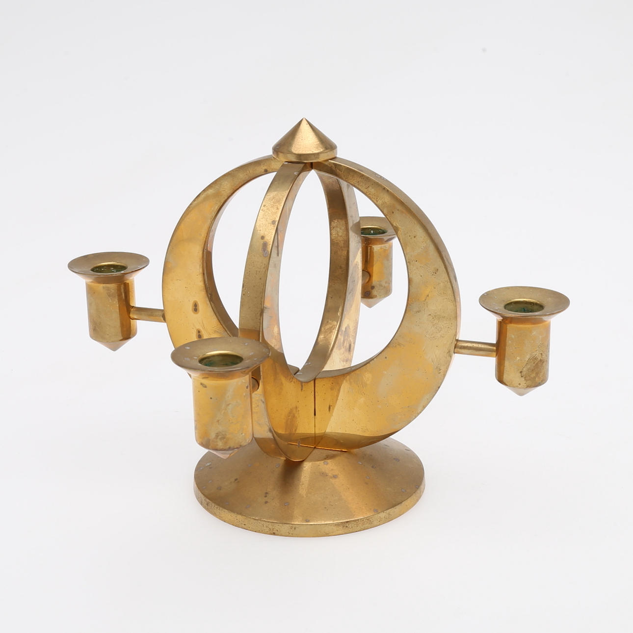 ATHUR PE, COAL brook, CANDELABE, BRASS.