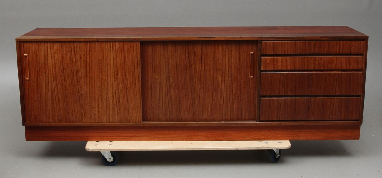 SIDEBOARD, jakaranda- och mahognyfaner, 1900-talets andra hälft.