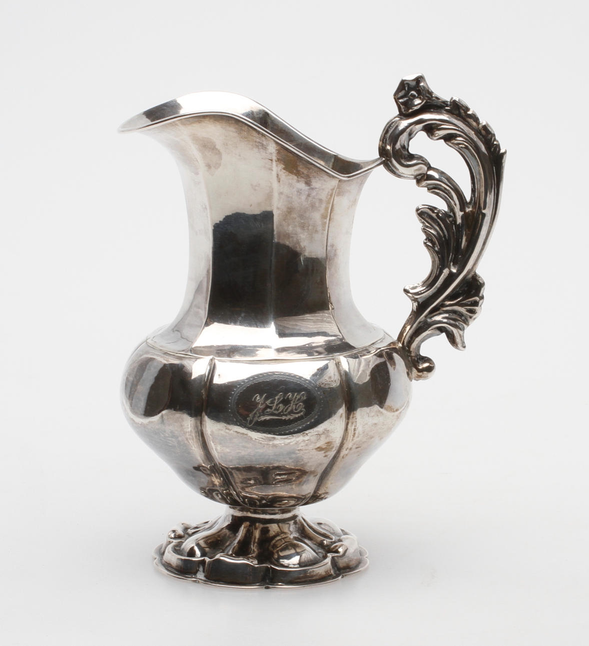 MJÖLKKANNA, silver, Bror Erik Skogsborg, Eskilstuna, senempire, 1800-talets mitt.