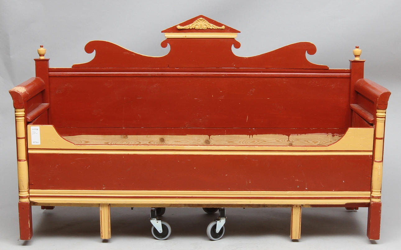 SOFFA, utdragbar, allmoge, 1800-tal.