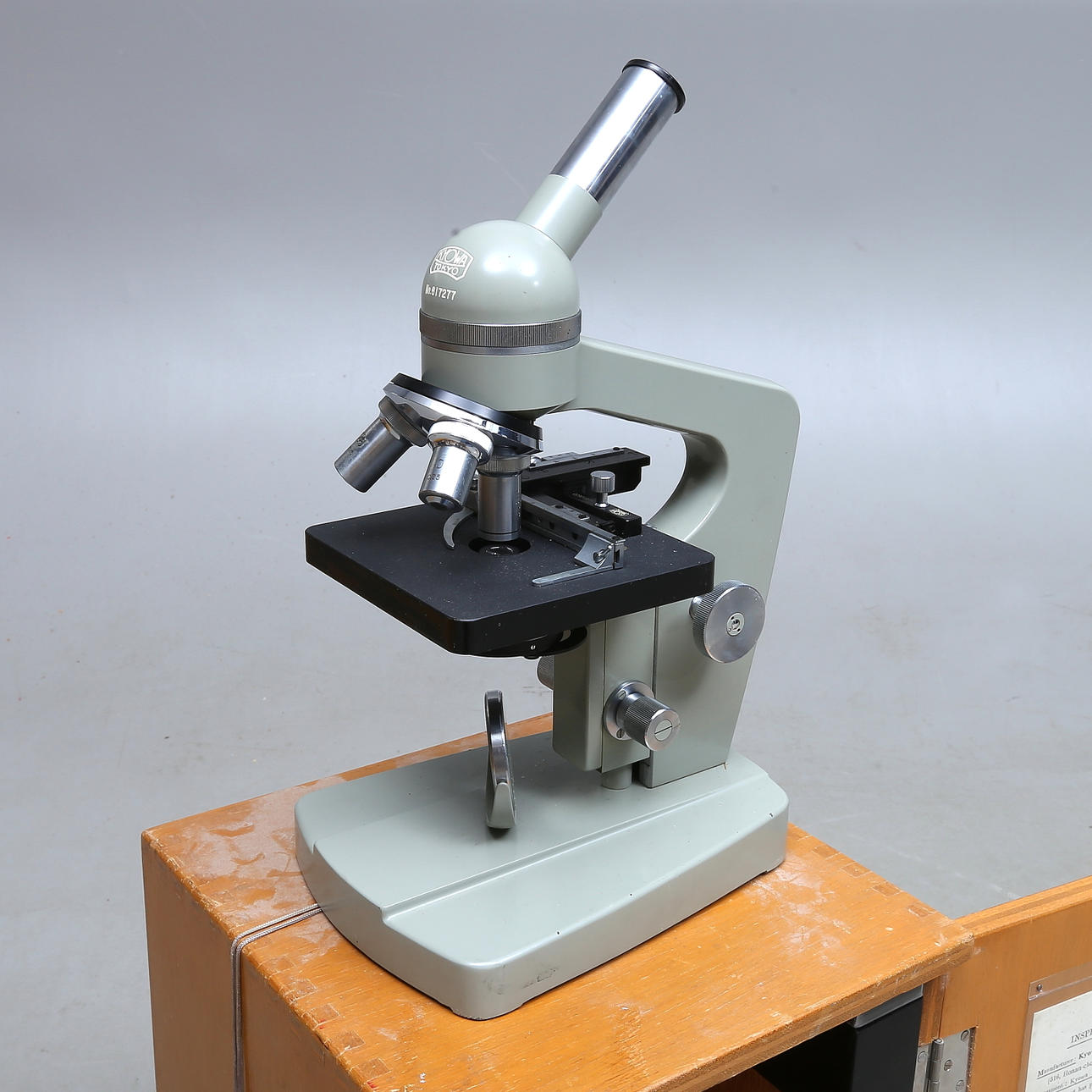 MICROSCOPE, Model LS-3-AC, Kyowa, Tokyo, Japan, 1961