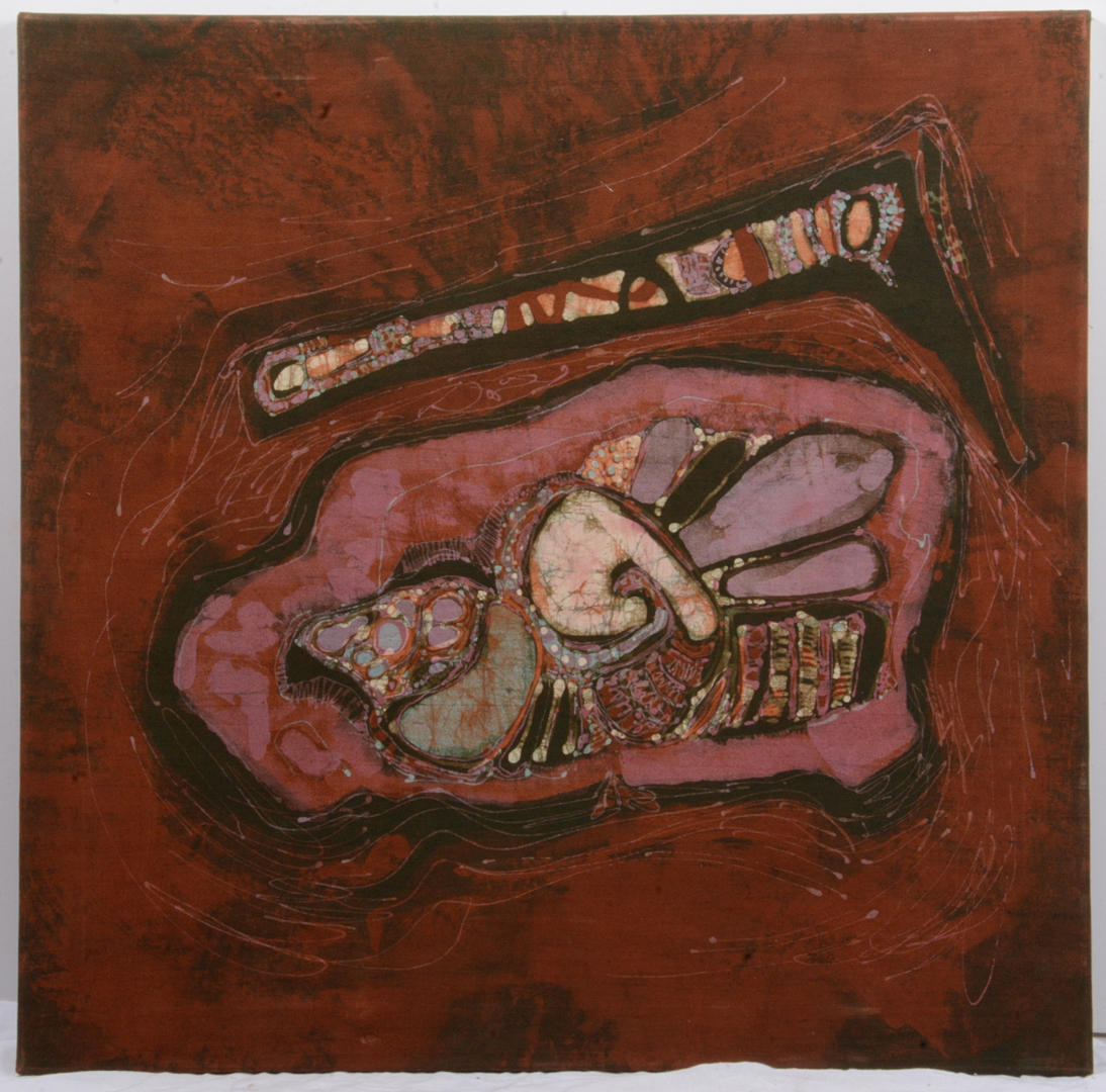EDNA CERS-WINBERG. Abstrakt. Batik.