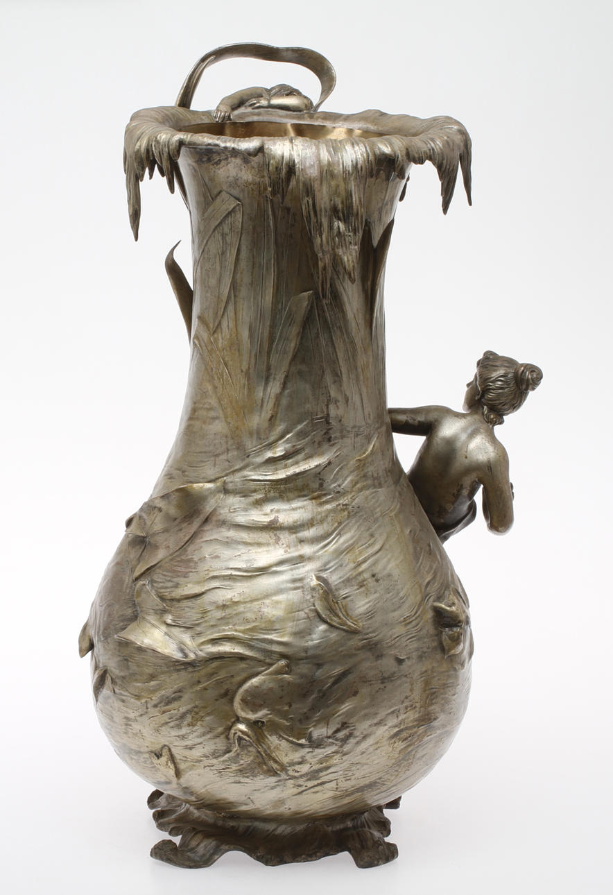 VAS, britanniametall, jugend, Württembergische Metallwarenfabrik. Tidigt 1900-tal.