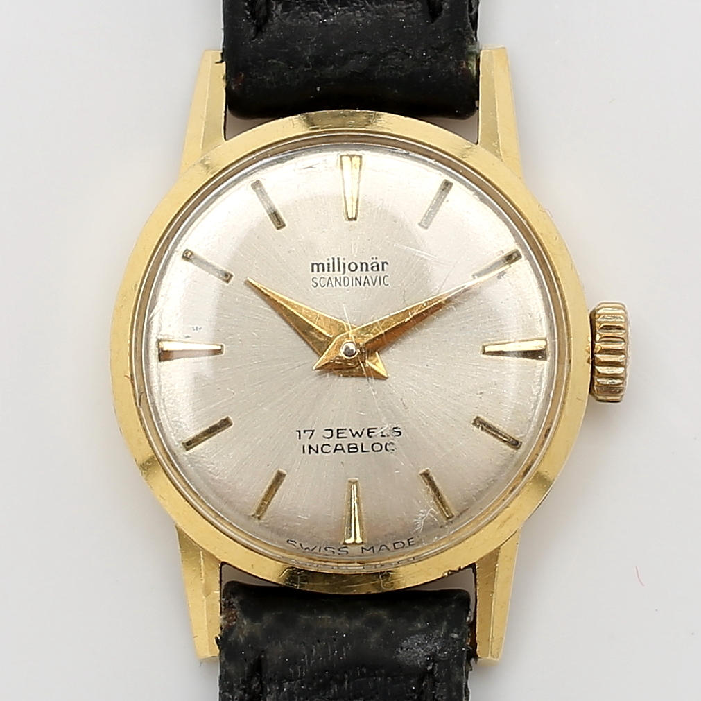 DAMARMBANDSUR, 18K guld, Miljonär Scandinavic.