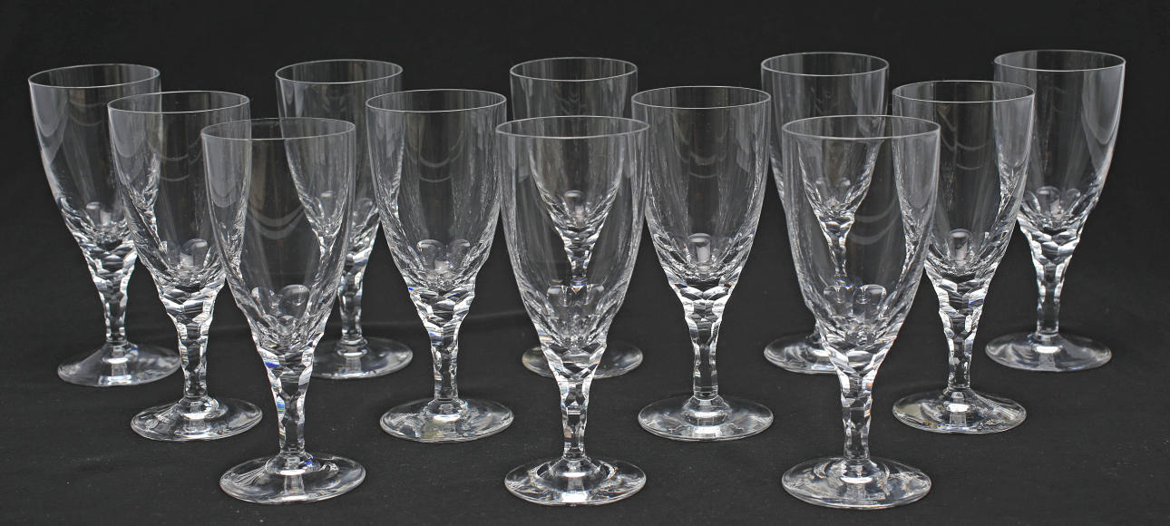 RÖDVINSGLAS, 12 st, glas, Carina, Ingeborg Lundin, Orrefors.