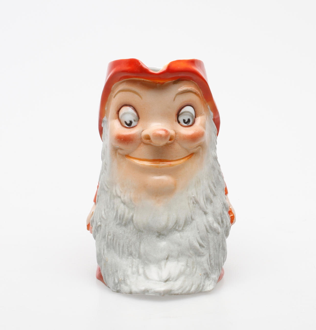 MJÖLKKANNA, keramik, tomte, 1900-talets början.