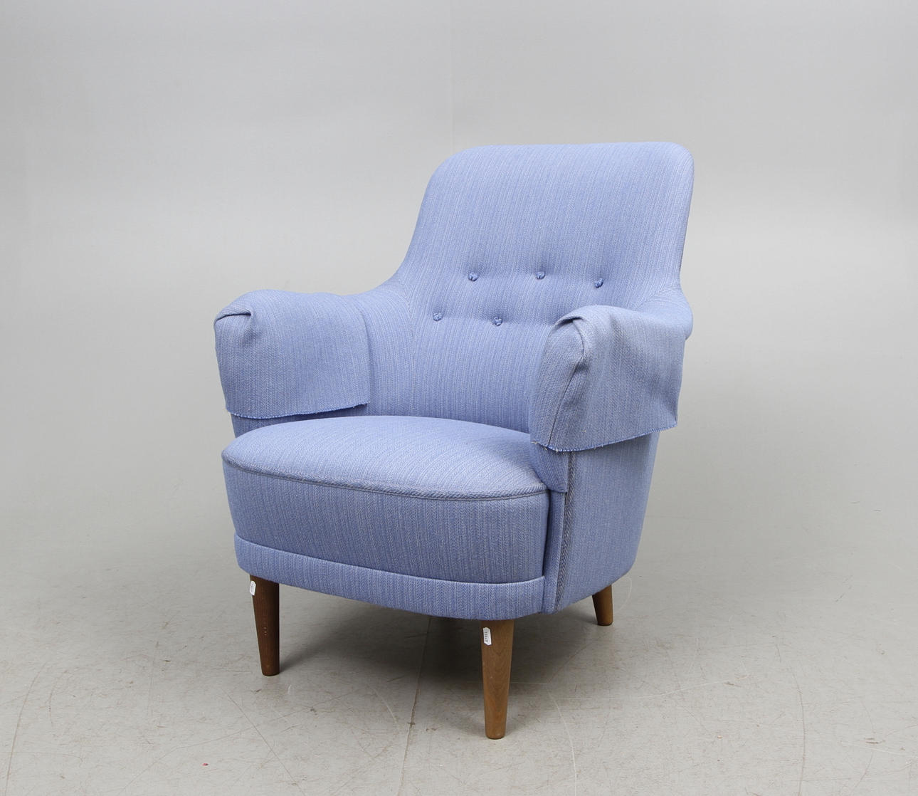 FÅTÖLJ, "Samsas", Carl Malmsten, AB OH Sjögren Tranås. 1900-talets andra hälft.