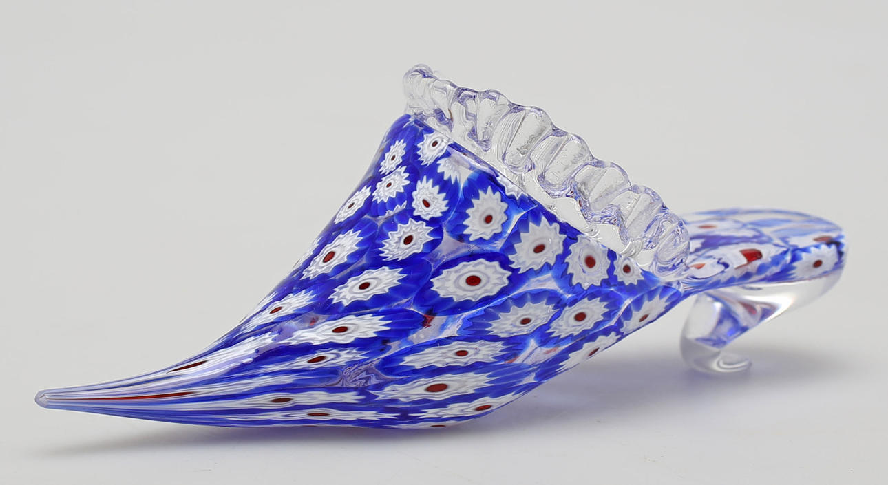 SKULPTUR, glas, millifiori, troligen Murano, 1900/2000-tal.