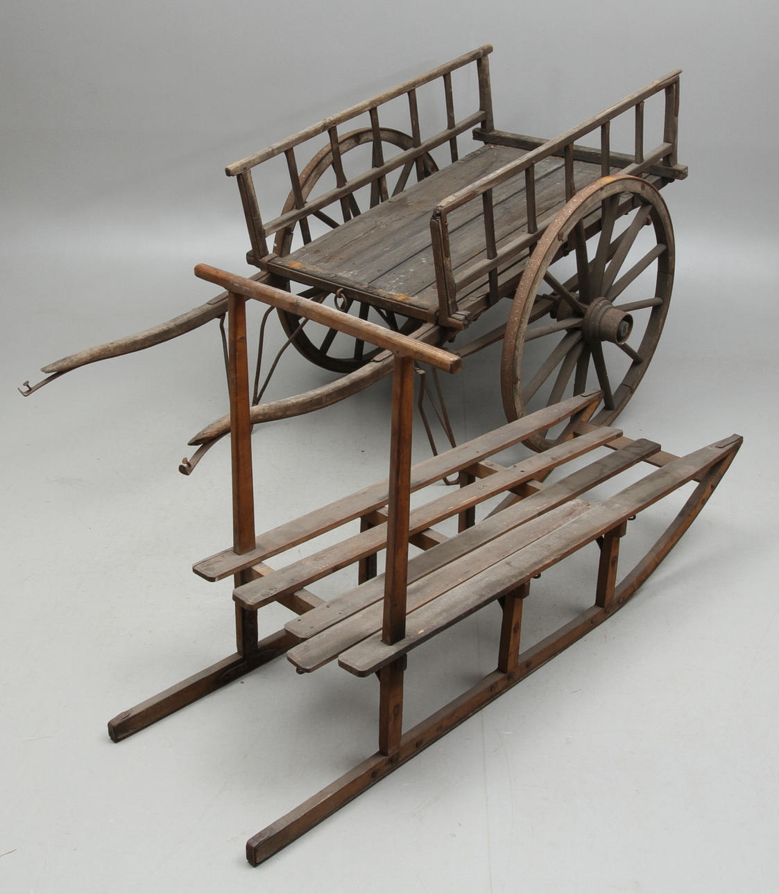 KÄRRA och SLÄDE, omkring 1900.