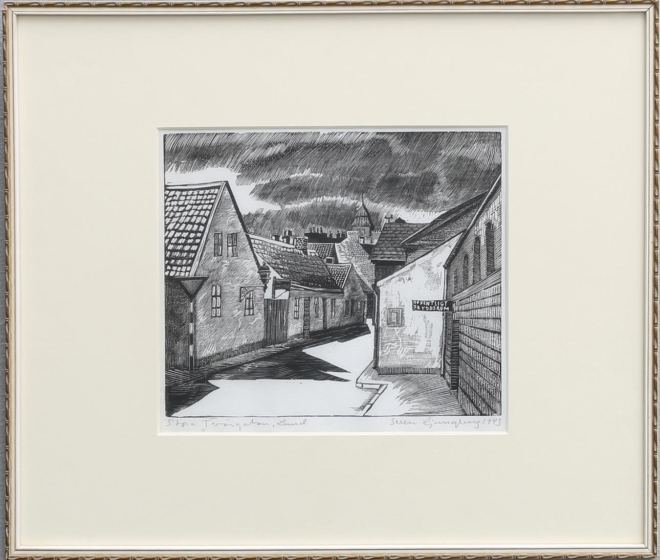 SVEN LJUNGBERG. "STORA TÄRGATAN, LUND".