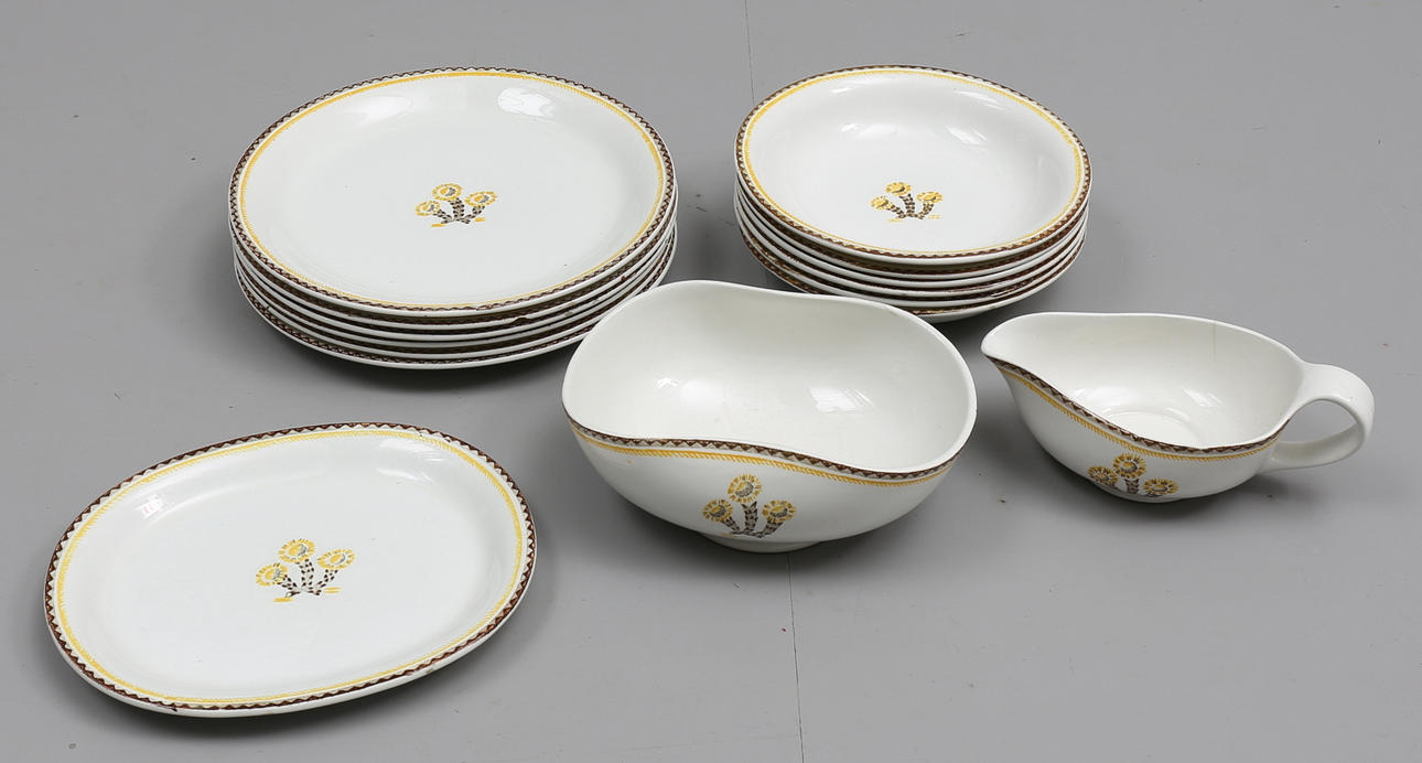 SERVISDELAR, Gustavsberg, "TUSSILAGO".