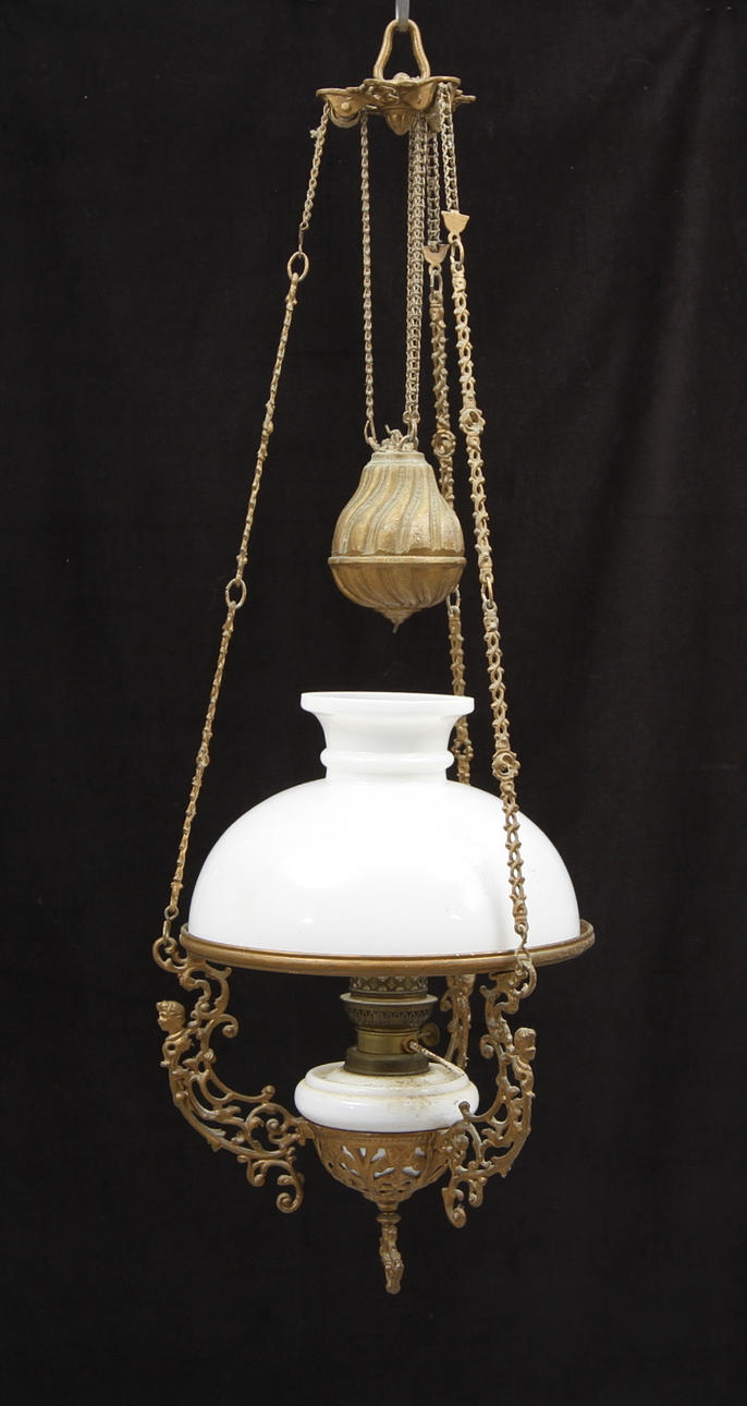 TAKLAMPA, fotogenmodell, tidigt 1900-tal.