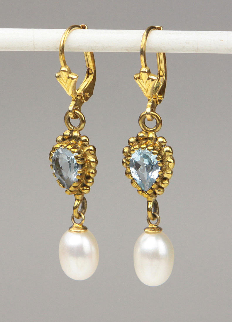 SINISET TOPAZ-HELMIKORVAKORUT Hopea 925.