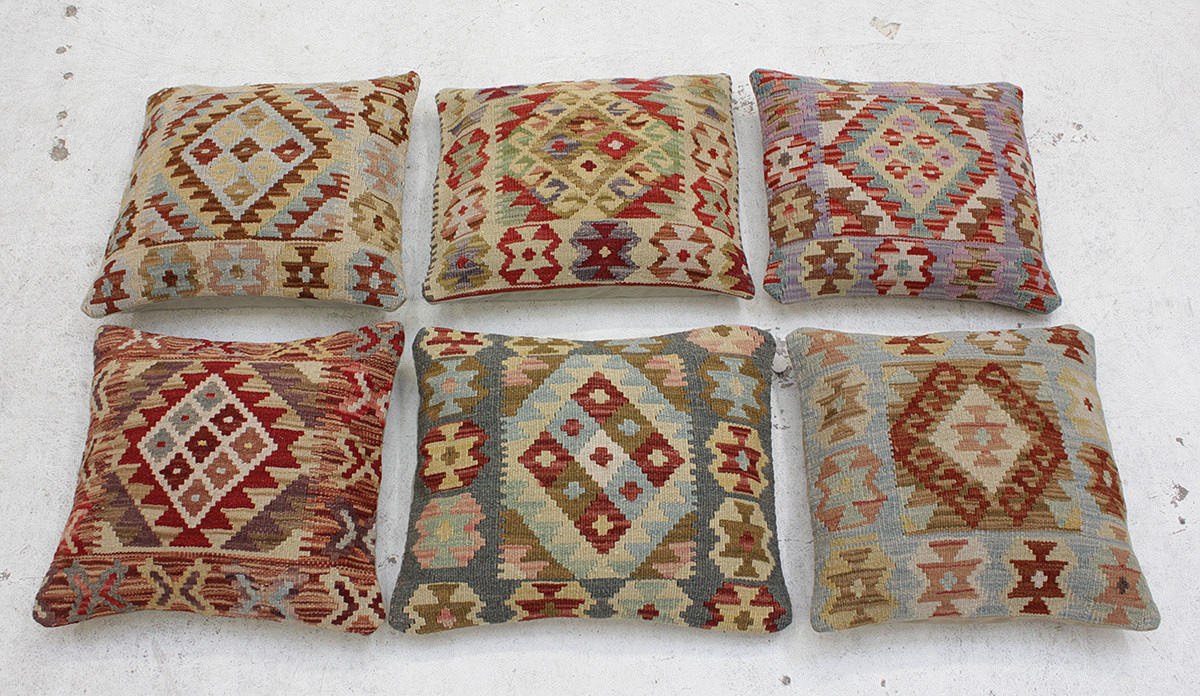 KUDDFODRAL, 6 st, Kelim.