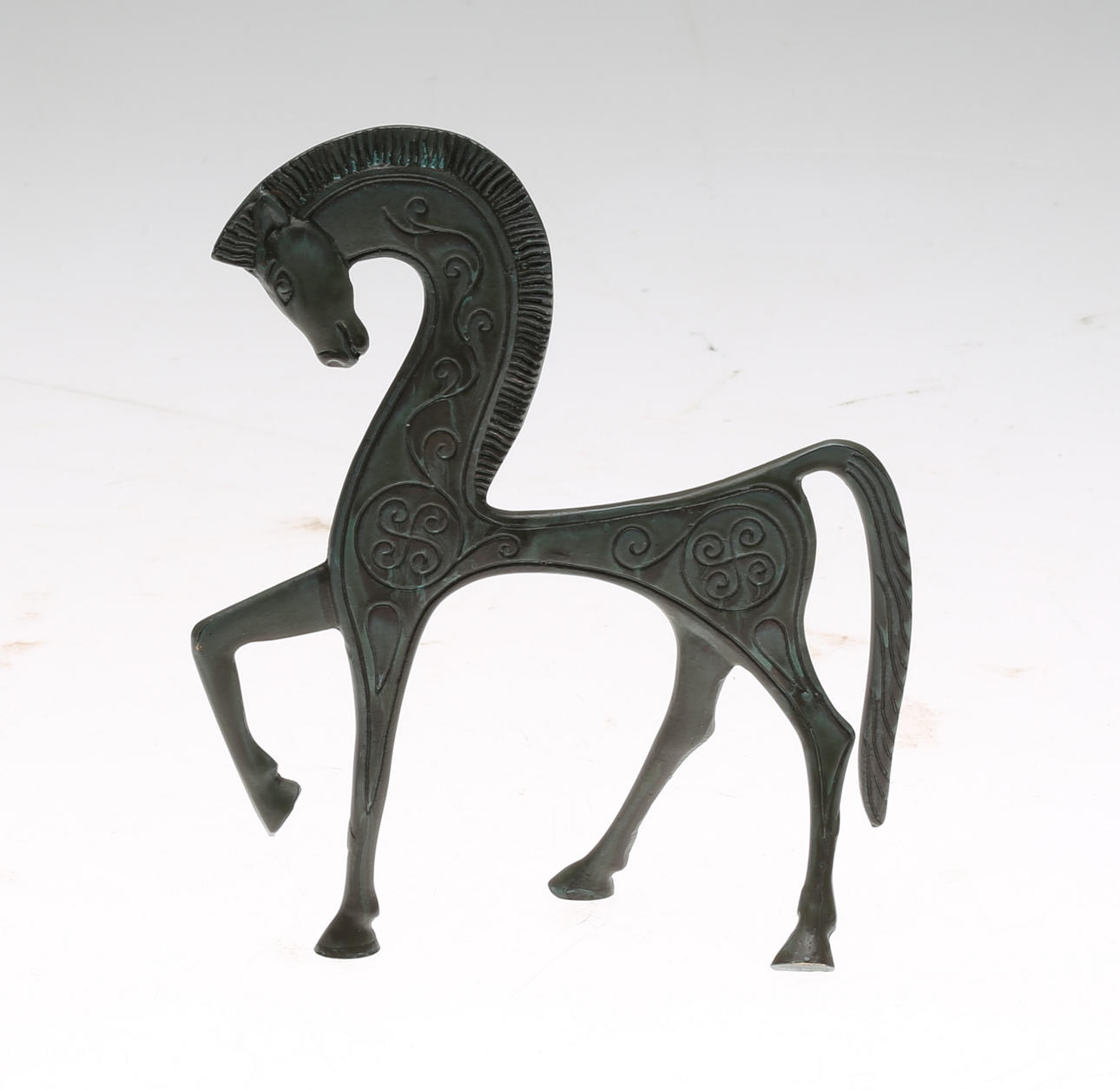SCULPTURE, bronze. Replica. Marked Geani. Greece.