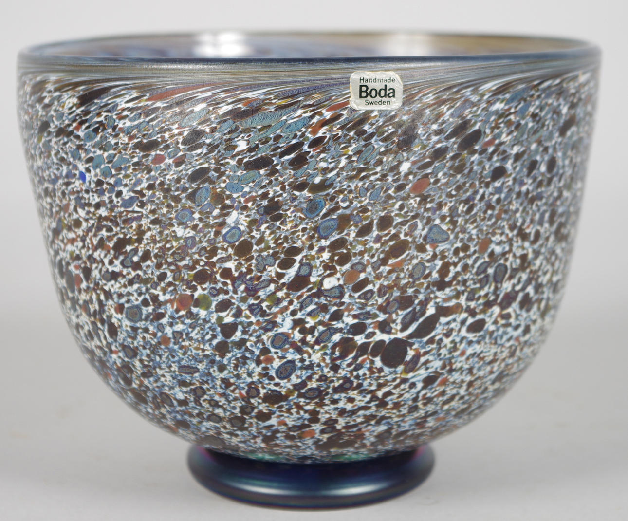 SKÅL, konstglas, Bertil Vallien, Boda.