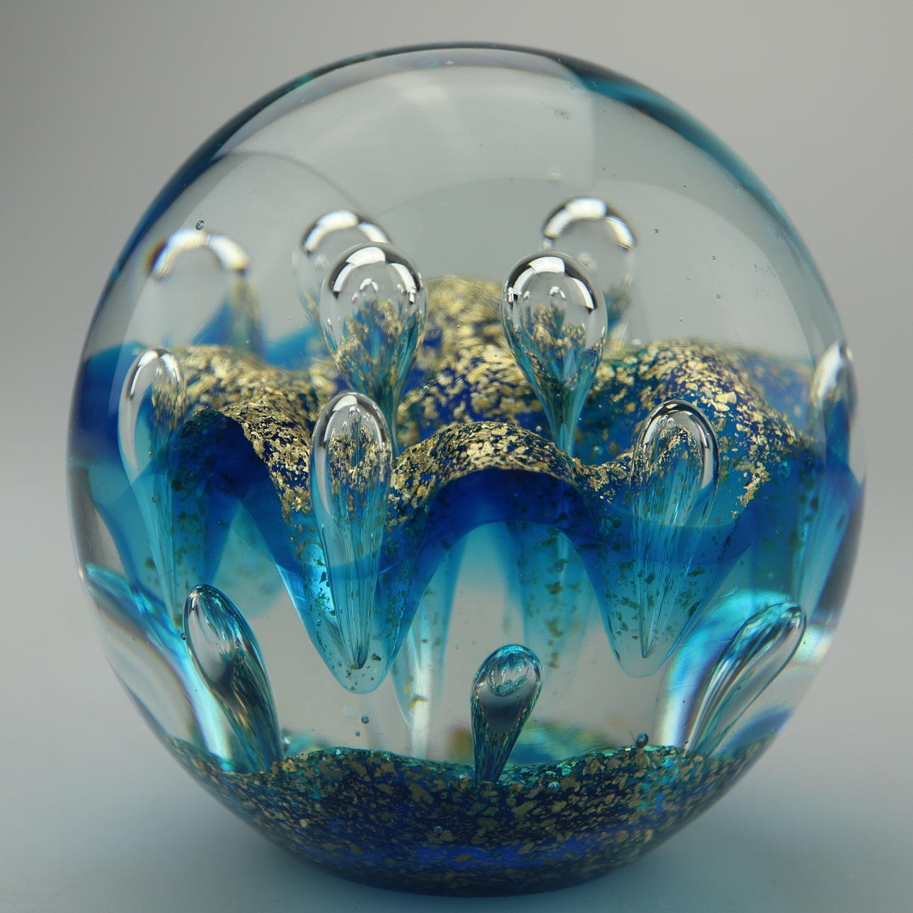 VINTAGE MURANO GLAS BRIEFBESCHWERER PAPERWEIGHT.