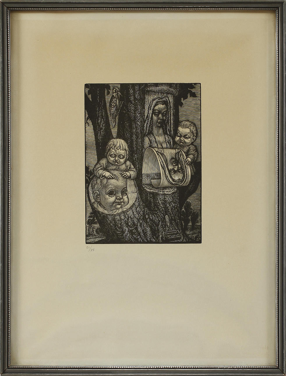 EDUARD WIIRALT (1898 - 1954). Etsning, signerad i stenen. numrerad 51/75.