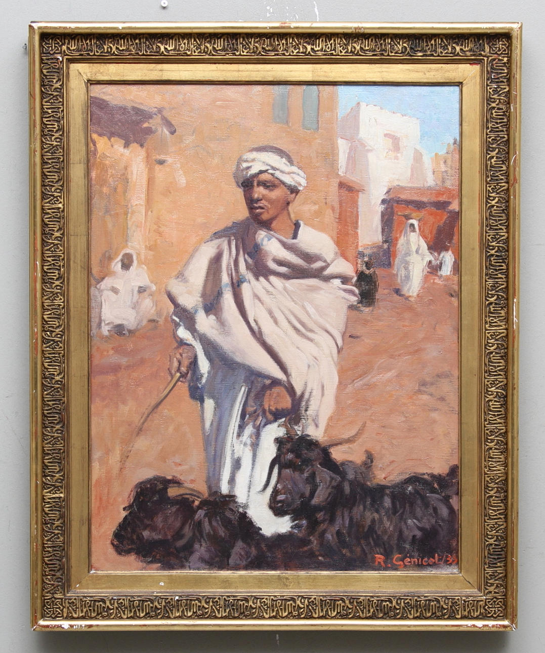 ROBERT GÉNICOT. Olja på duk. Signerad och daterad -33.