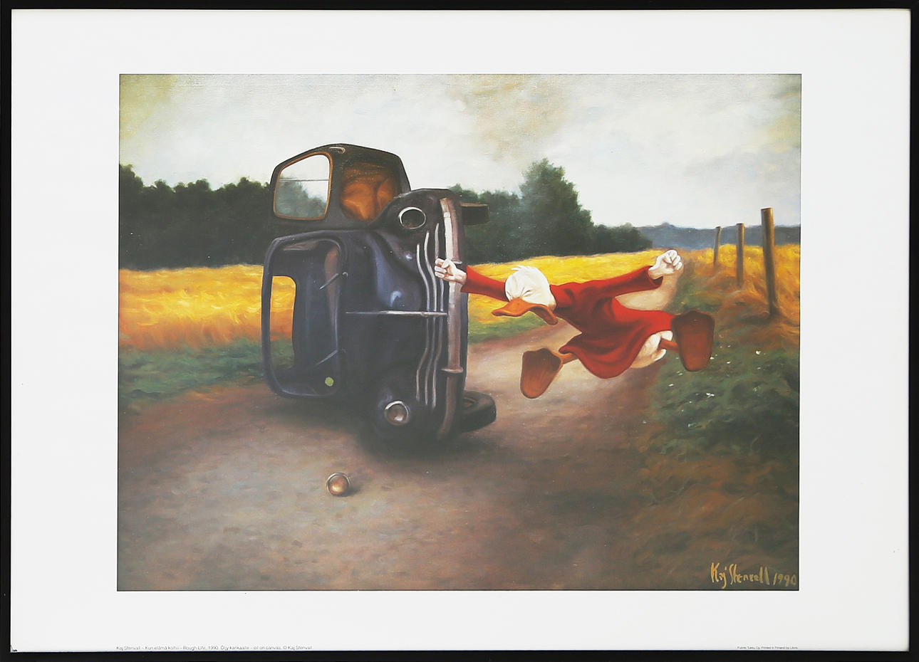 KAJ STENVALL, Tryck, Kaj Stenvall 1990.