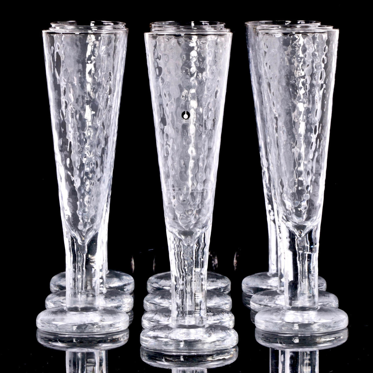 CHAMPAGNE GLASS, 10 pcs. Puke mountain.