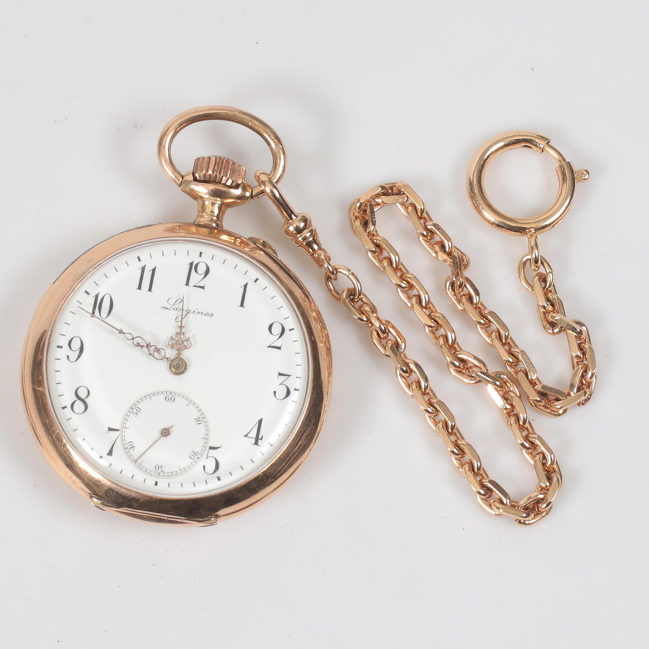 RELOJ DE BOLSILLO, oro 14k, Longines, 1889.
