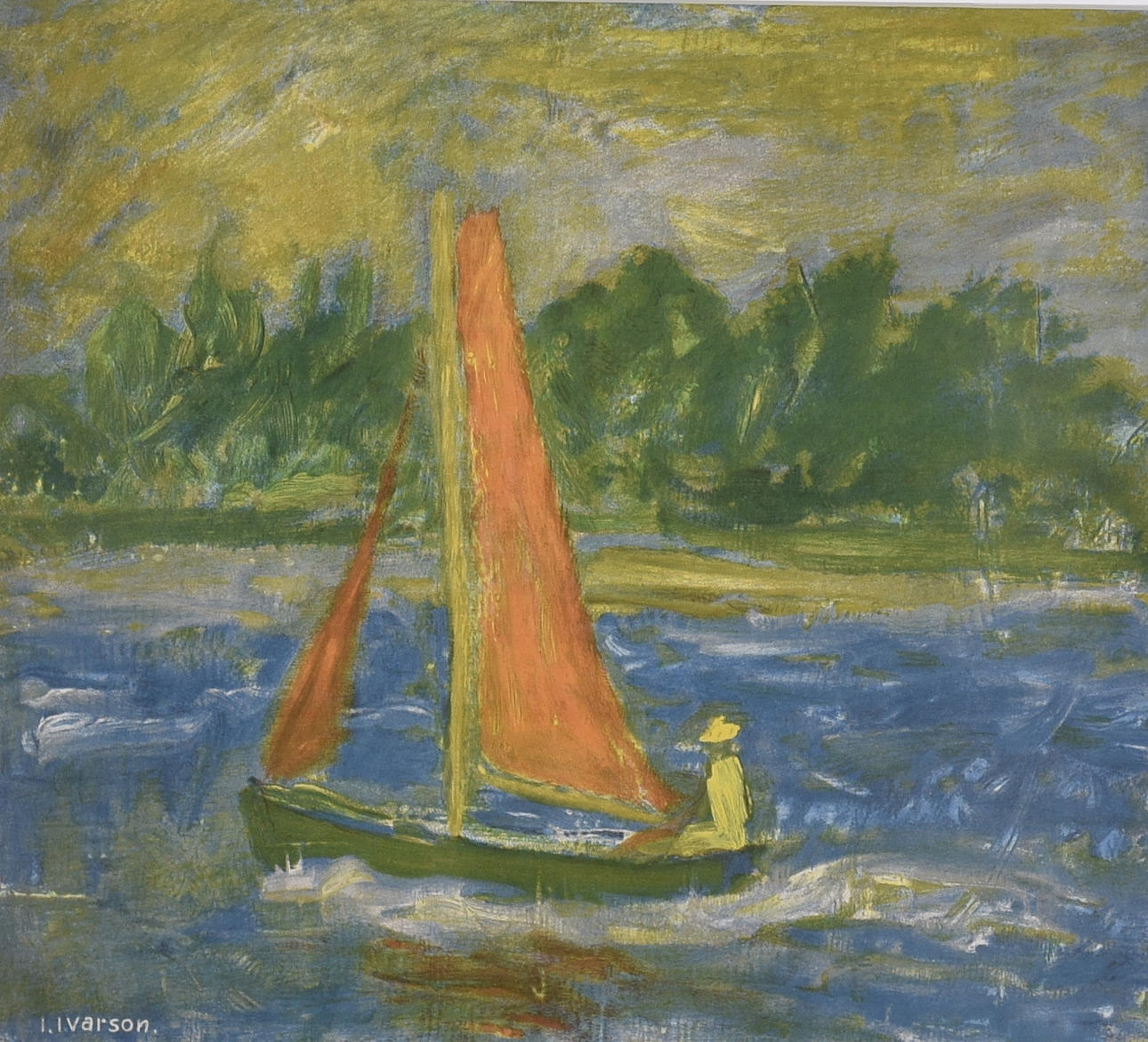 IVAN IVARSSON. EFTER. Färglitografi.