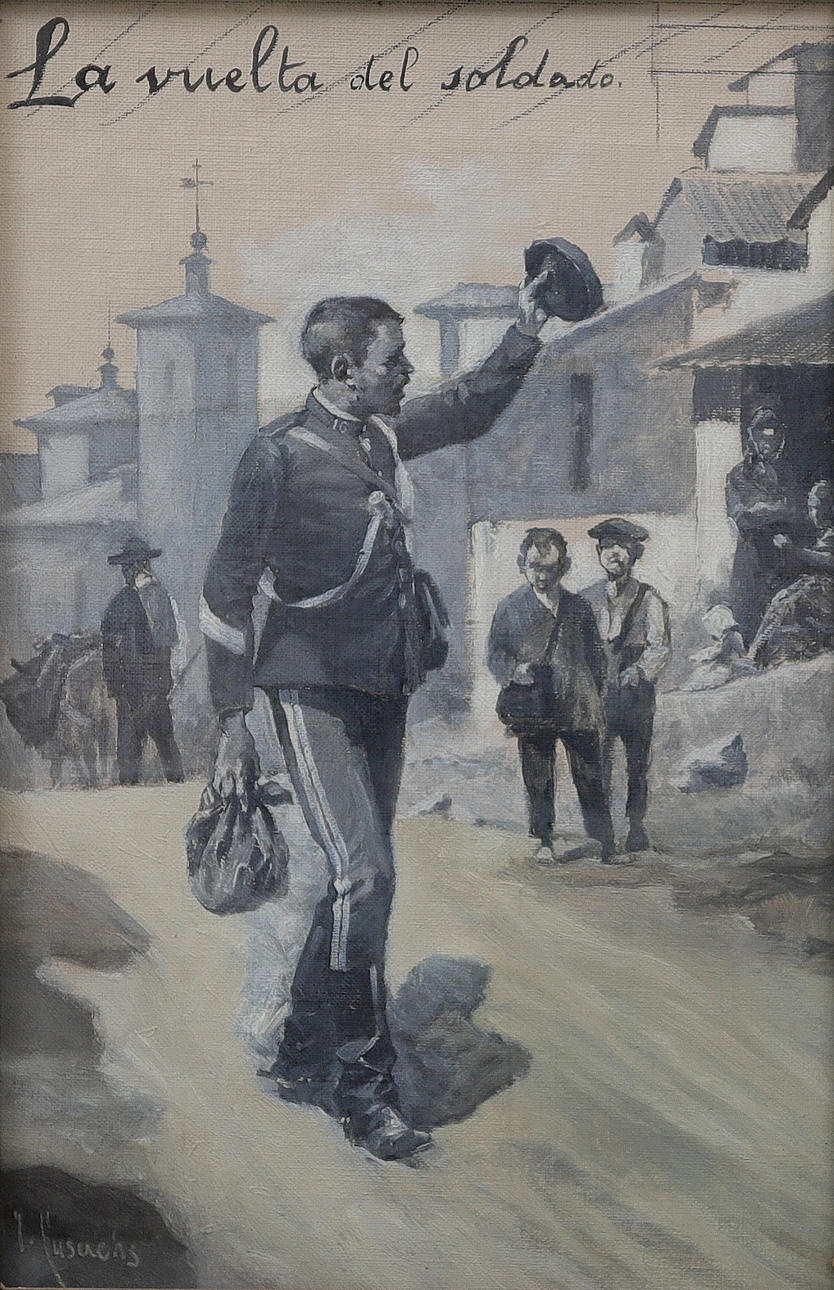 JOSEP CUSACHS. "La vuelta del soldado".