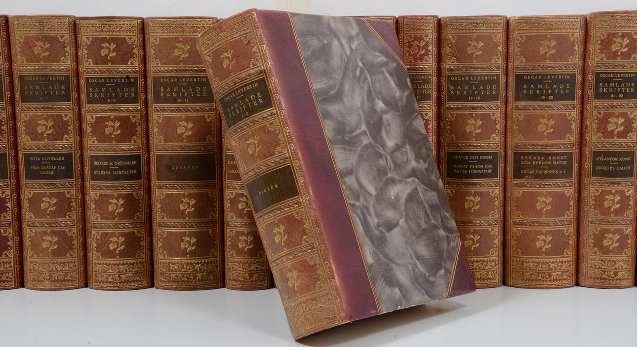 LEVERTIN, OSCAR. Samlade skrifter. 1-24.