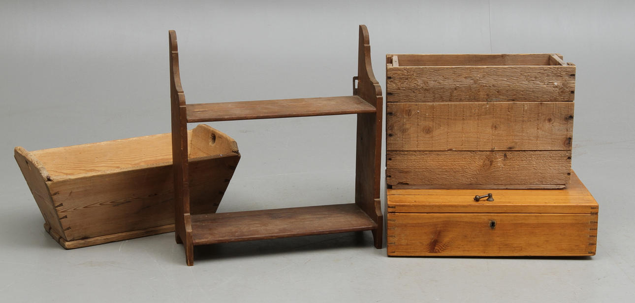 PARTI DIVERSE, 4 delar, bla. hylla.