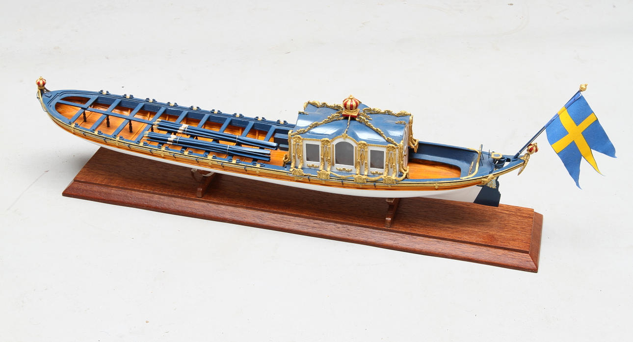BÅTMODELL "kungaslupen Vasaorden".