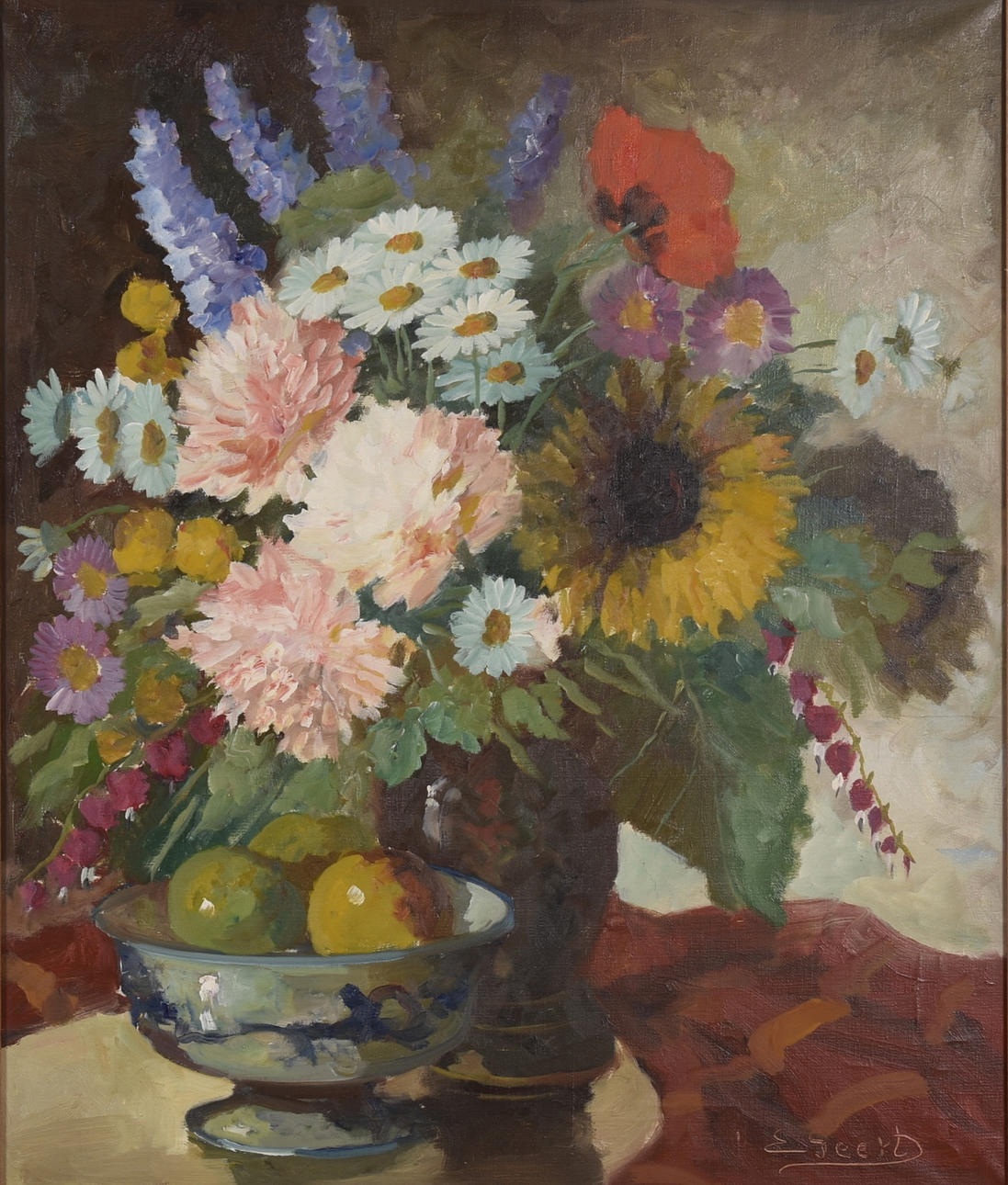 EDITH GERTH. Olja på duk.