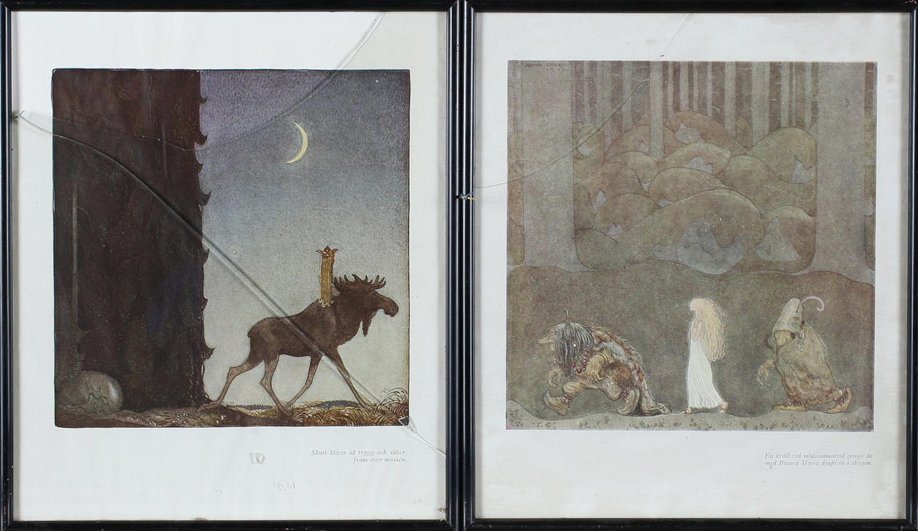 JOHN BAUER. Tryck, 19 st, 1900-tal.