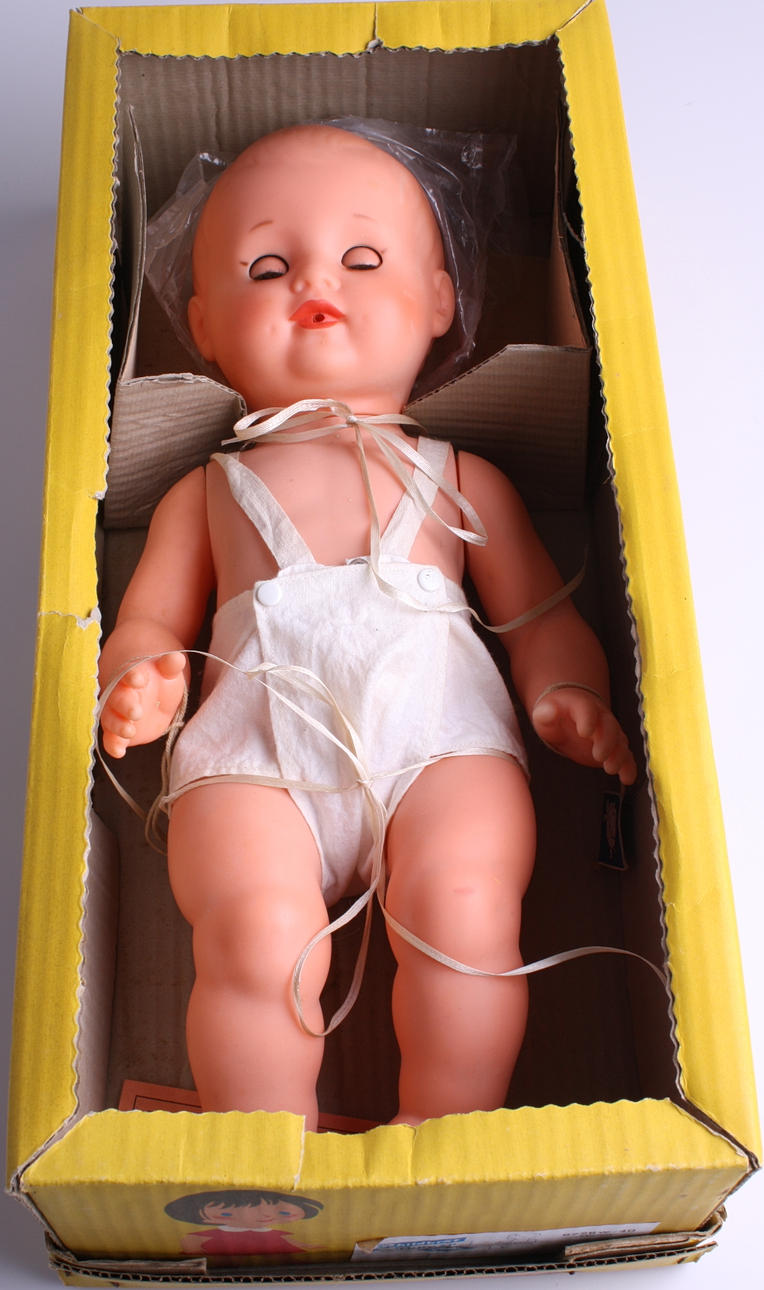 BLINKDOCKA, celluloid, ljud Mama, sköldpaddemärkt, Tyskland.