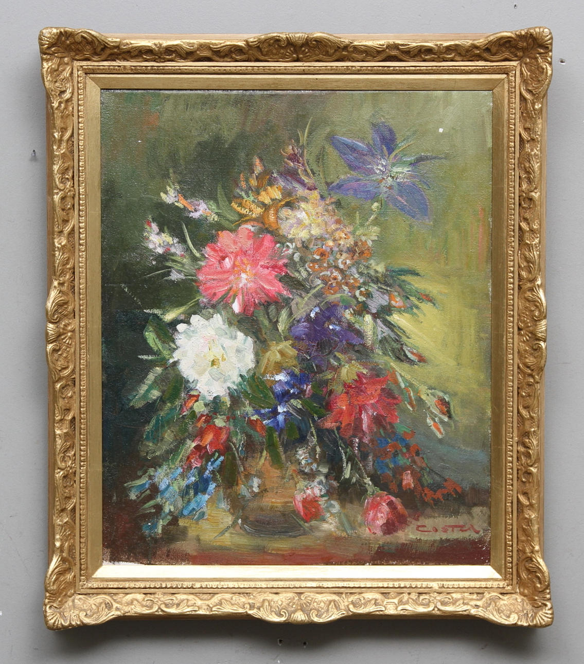 NICOLAI COSTER. Olja på duk. Signerad.