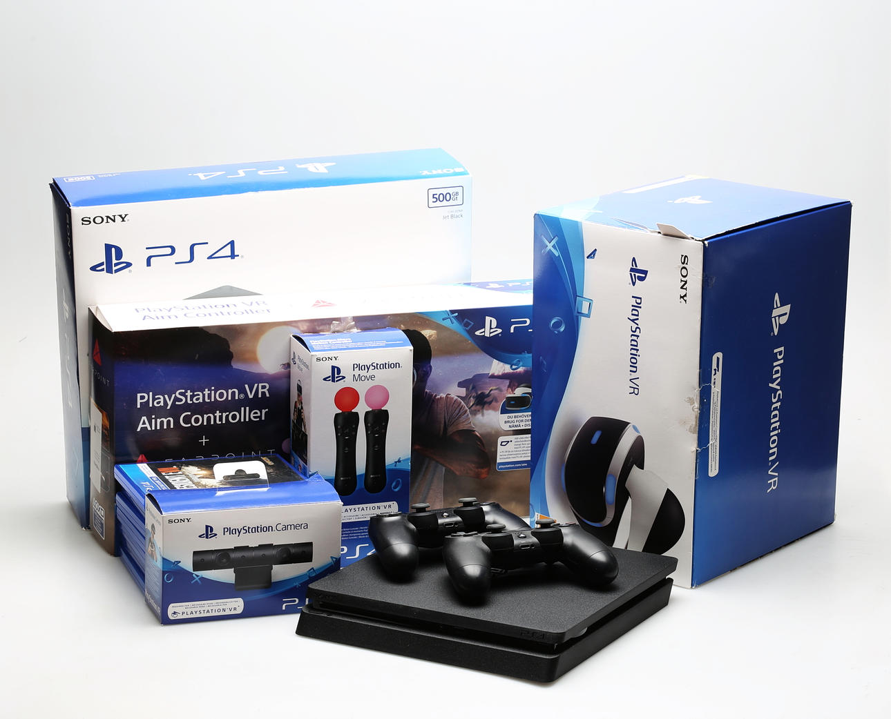 GAME CONSOLE, games, controllers, vr, Playstation 4.