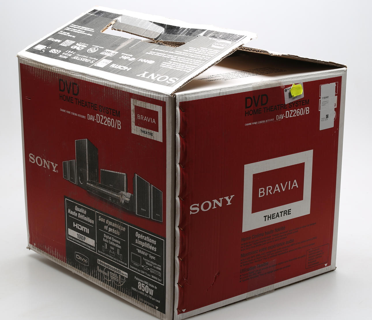 HOME THEATER SYSTEM, Sony DAV-DZ260/B.