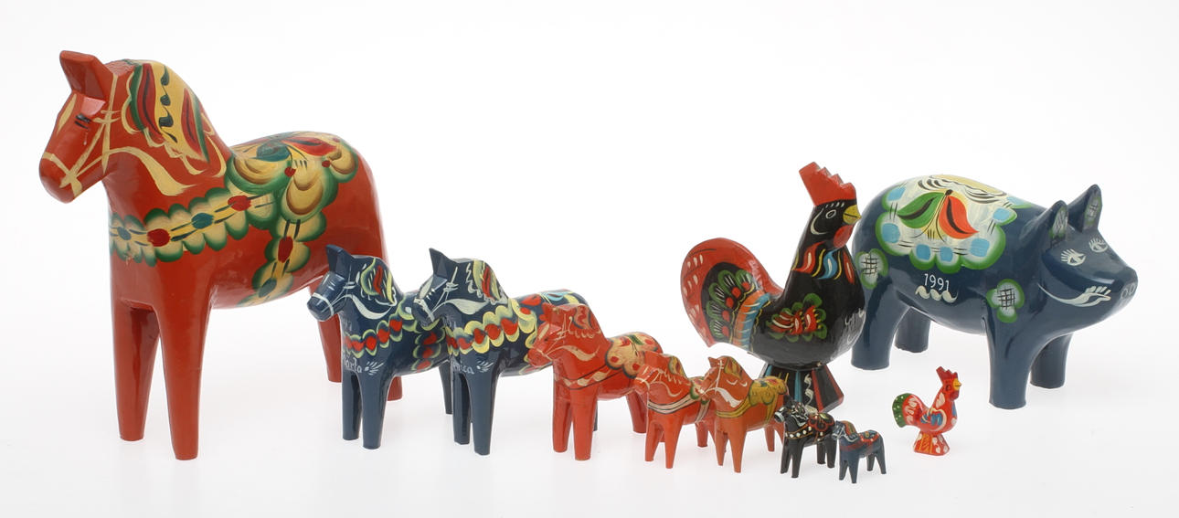 DALAHÄSTAR med mera, 11 delar.