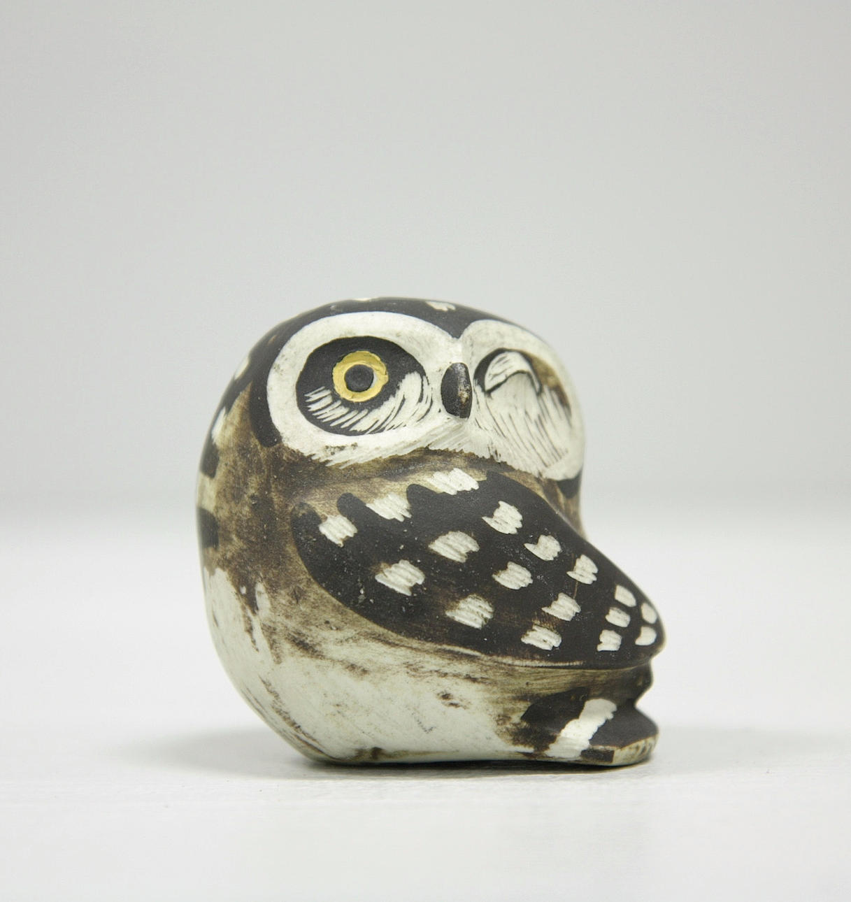 EWALD LINDAHL. FIGURE, Knip owl, Gustavsberg, 1970s. Ceramics