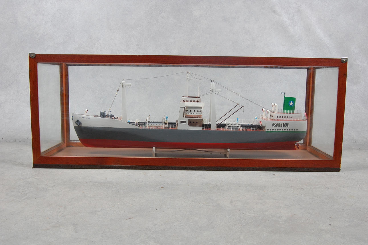 FARTYGSMODELL av tankfartyget " Watson Jones " 1940-50-tal.