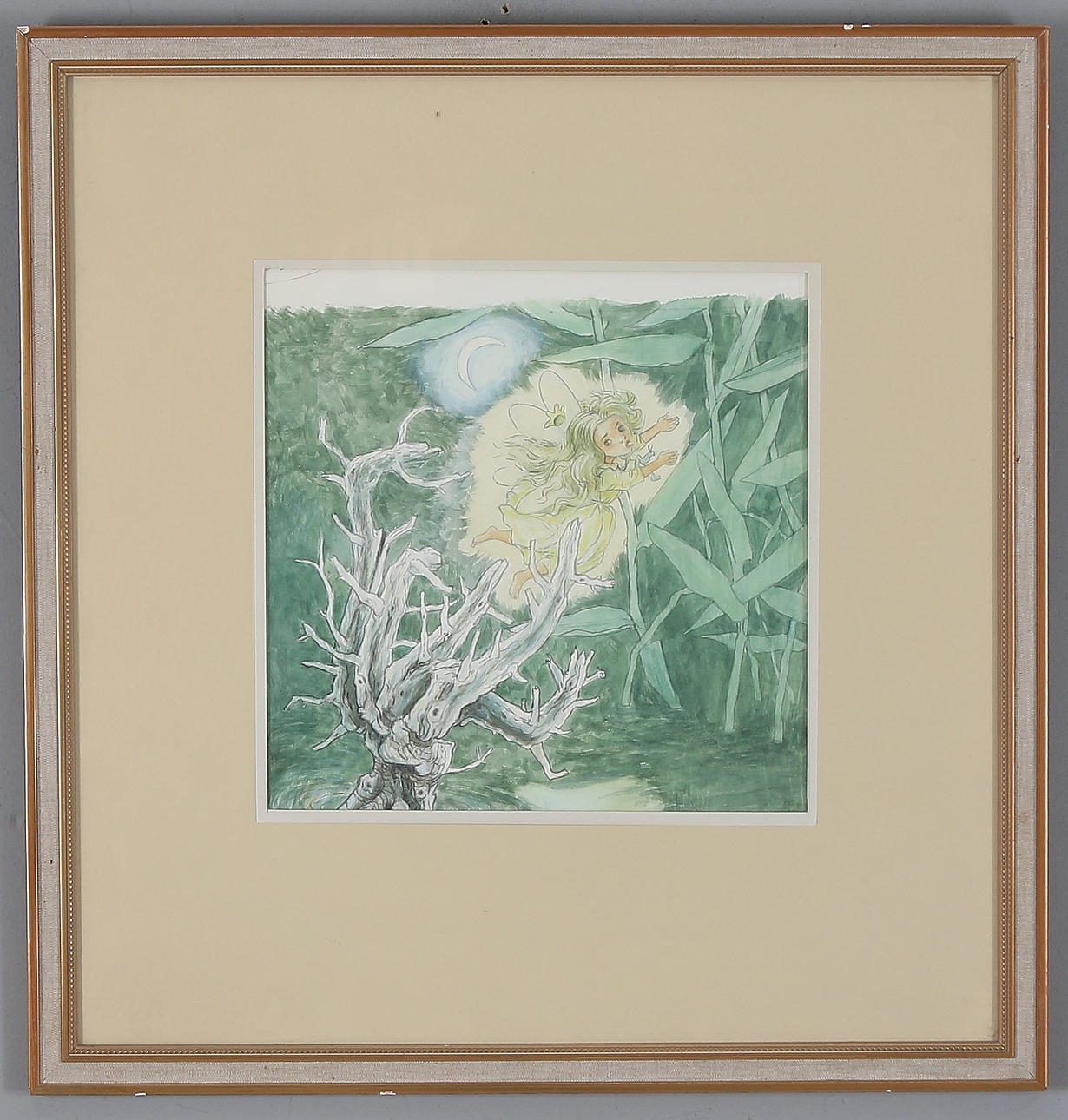 EINAR NORELIUS. Komposition, akvarell på papper.