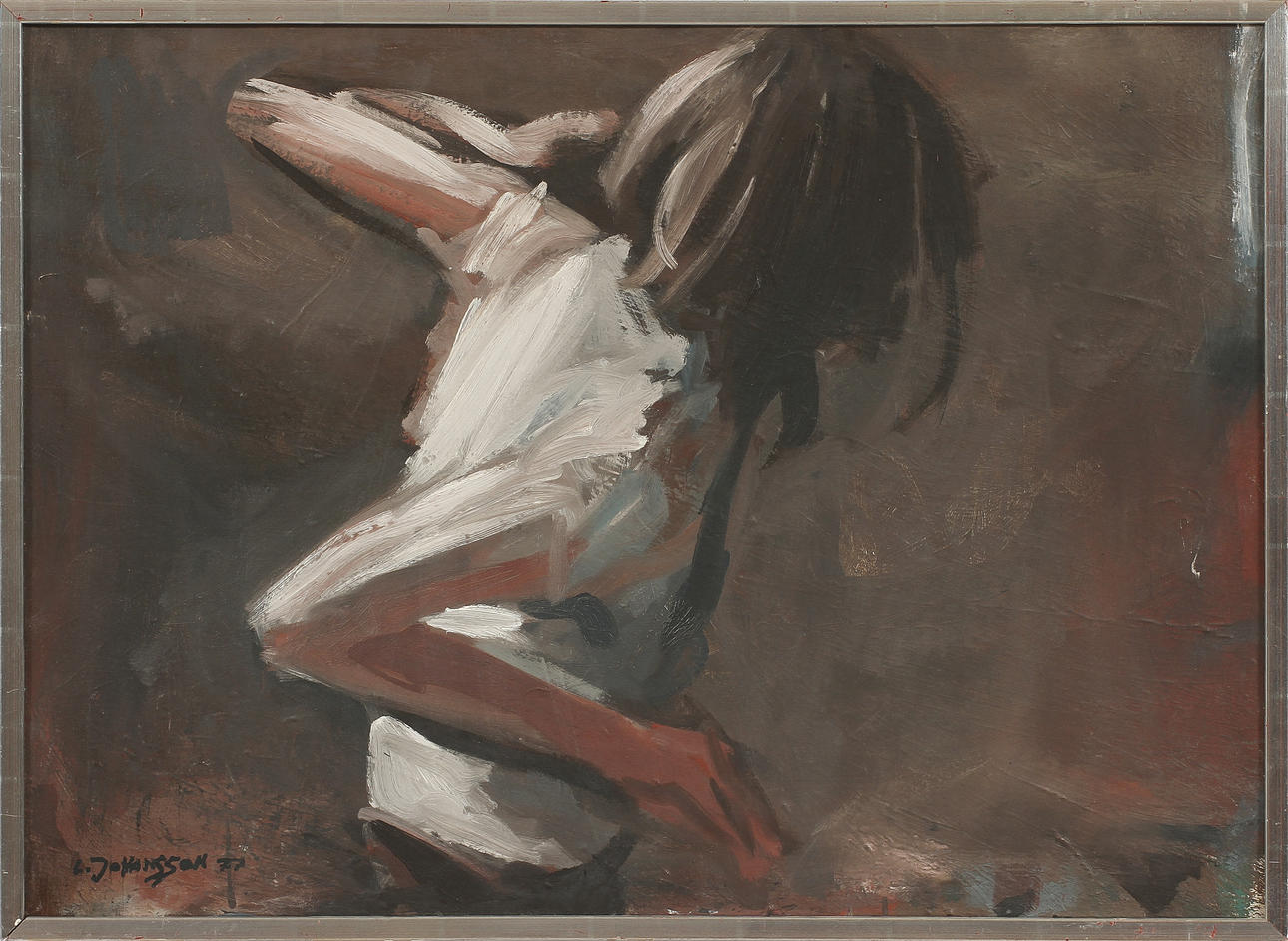 LARS JOHANSSON. olja på duk, sign o dat -77.