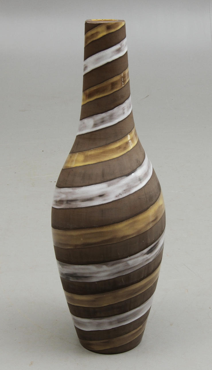 GOLVVAS, keramik, "Spiral", Ingrid Atterberg, Upsala-Ekeby.