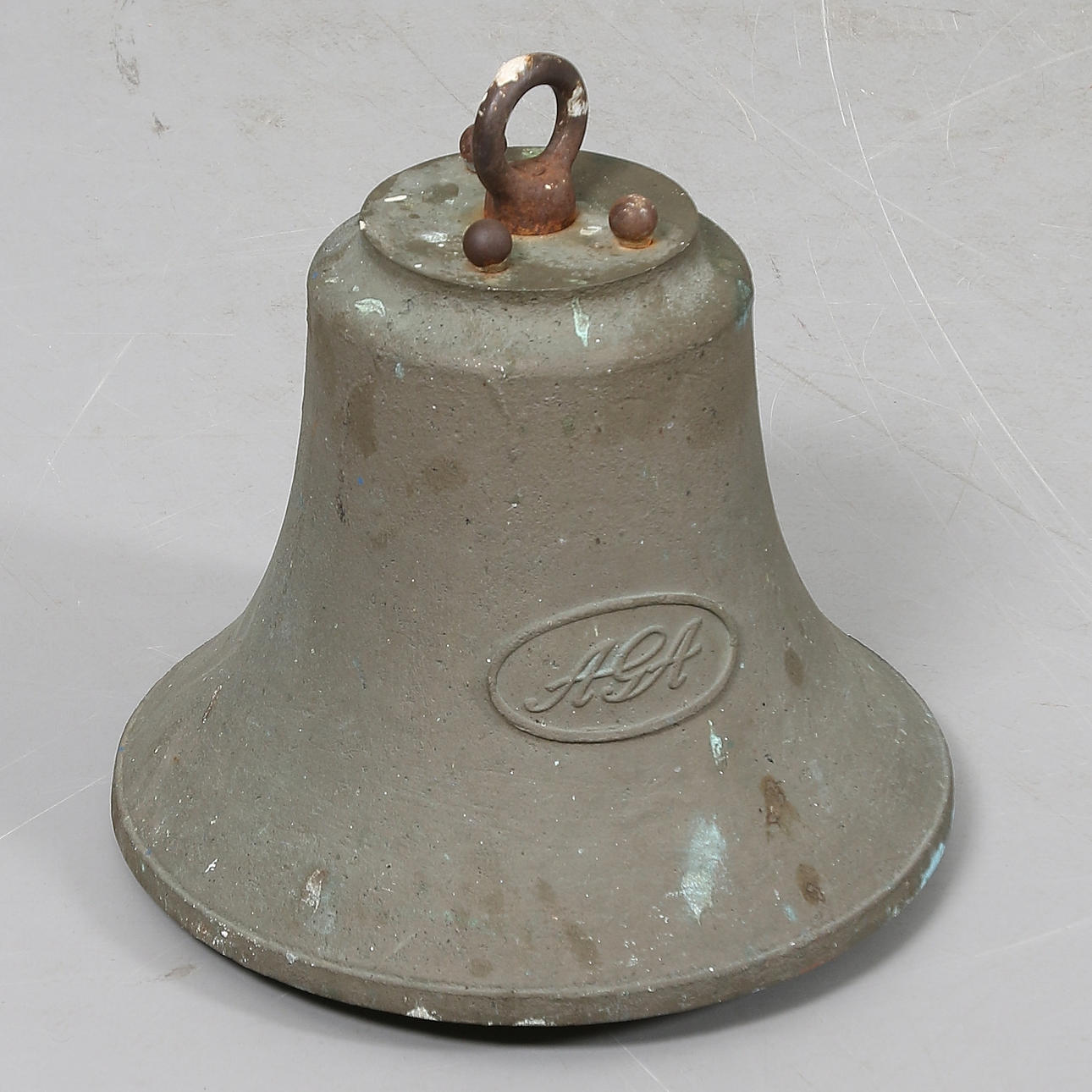 CLOCK, cast bronze, AGA, 1900s.