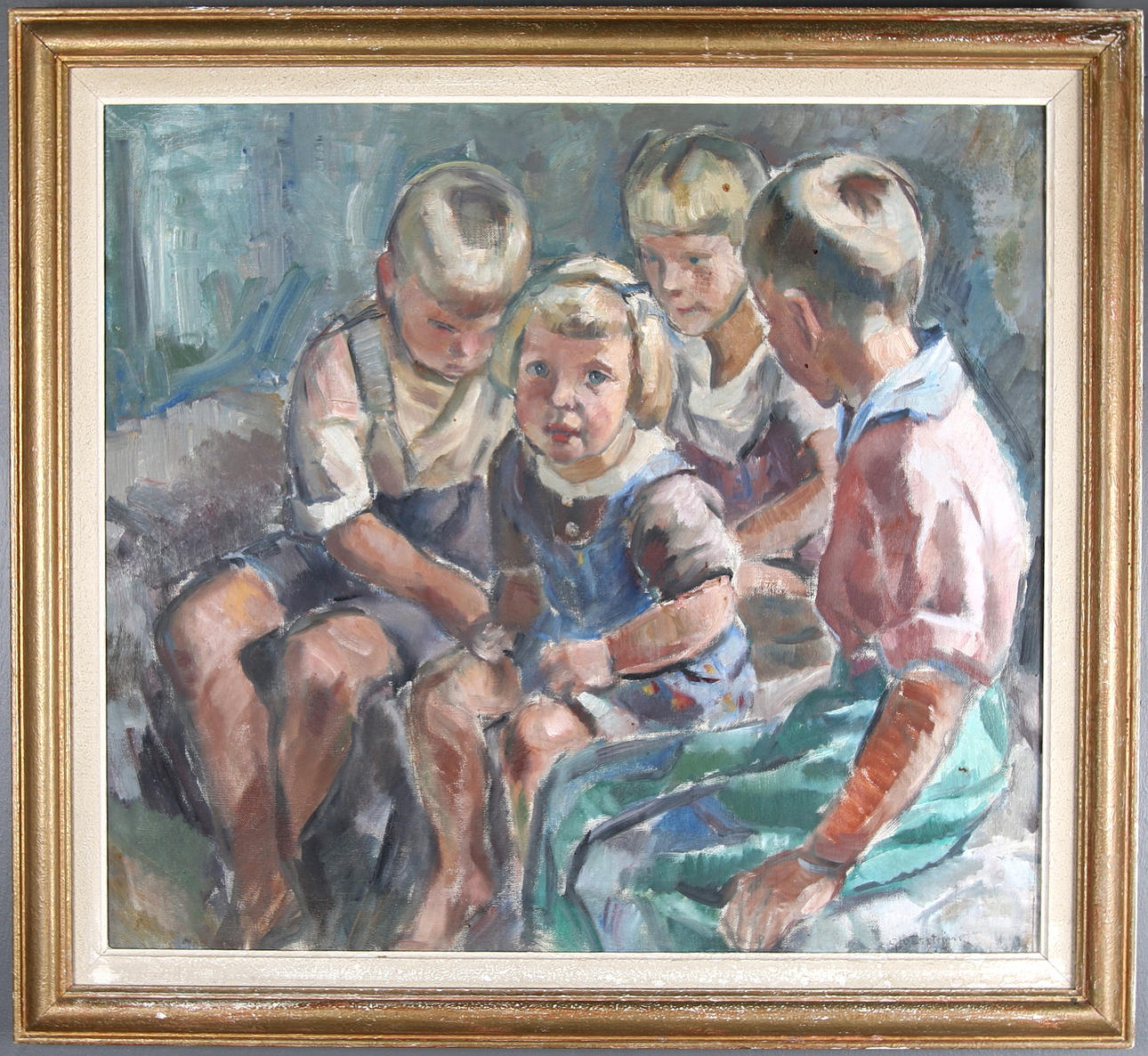 GÖSTA WESSTRÖM. Olja på duk, signerad, daterad -27.